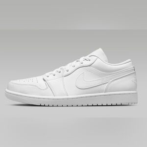 Jordan Low-Top Leather Sneakers in White
